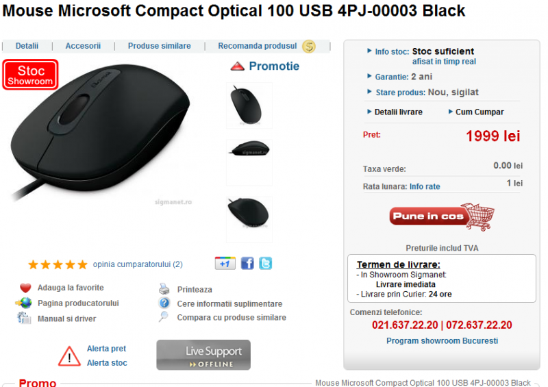 mouse microsoft doar 1999 ron